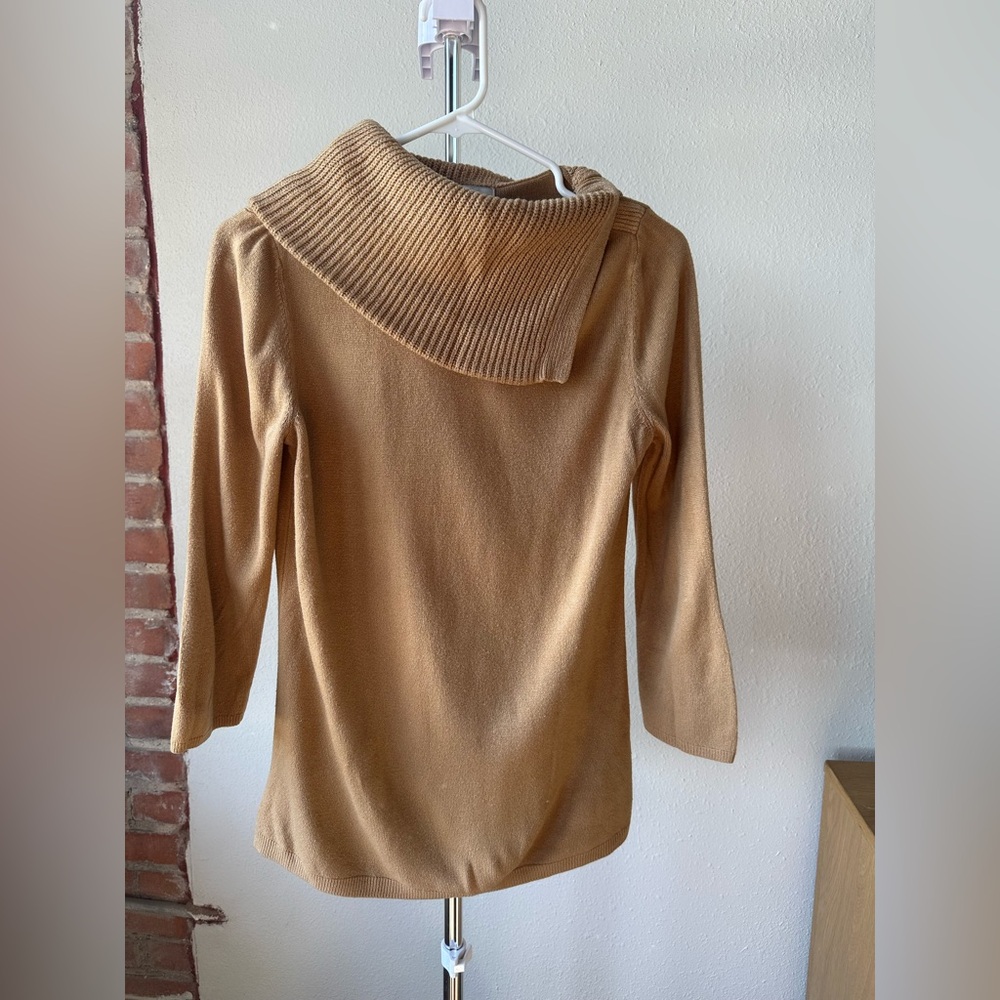 Beautiful open turtle neck sweater , long